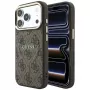 Capa MagSafe GUESS Embossed 4G Classic para iPhone 17 Pro / 18 Pro - castanho