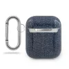 Capa GUESS GUACA2TPUJULDB para AirPods 1/2, azul-escuro, coleção Jeans