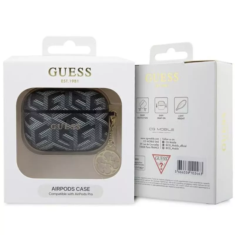 Capa GUESS GCube Charm para AirPods Pro - preto