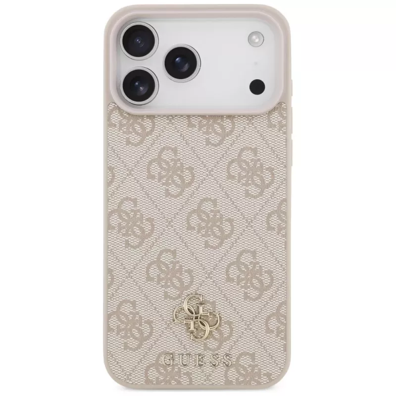Capa MagSafe GUESS 4G Small Classic Logo para iPhone 18 Pro Max / 17 Pro Max - rosa