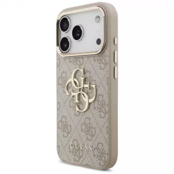 Capa GUESS 4G Big Classic Logo para Apple iPhone 17 Pro / 18 Pro - ouro rosa