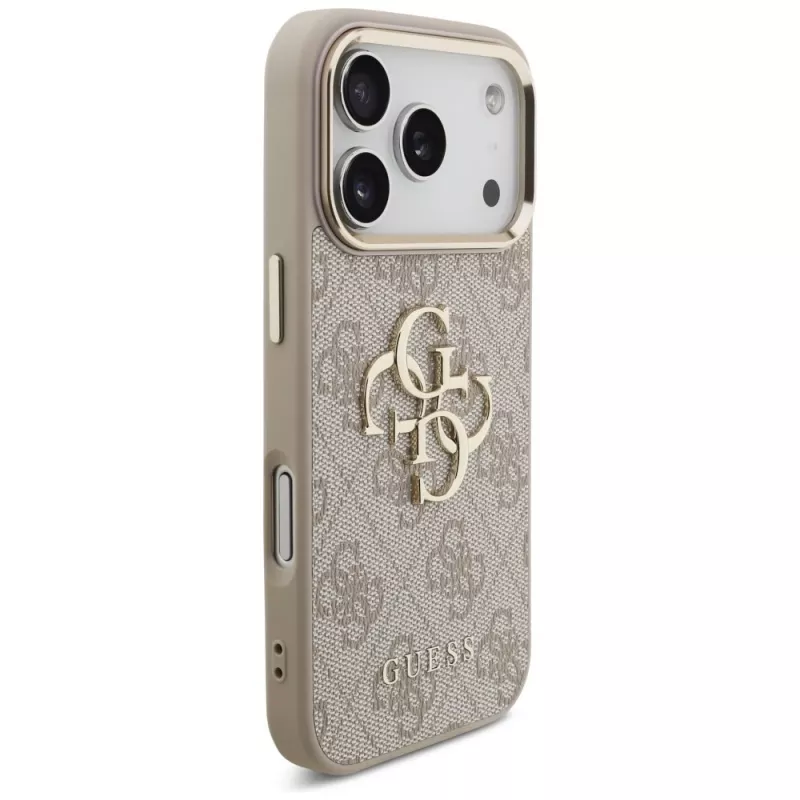 Capa GUESS 4G Big Classic Logo para Apple iPhone 17 Pro / 18 Pro - ouro rosa