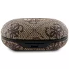 Auscultadores True Wireless Guess GUTWSP4EGW com estojo de carregamento, Bluetooth 5.3, ENC, castanho 4G Metal