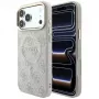Capa MagSafe GUESS Embossed 4G Classic para iPhone 17 Pro / 18 Pro - rosa