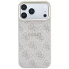Capa MagSafe GUESS Embossed 4G Classic para iPhone 17 Pro / 18 Pro - rosa
