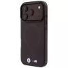 Capa MagSafe BMW M IML Frosted Metal Logo & Trims para iPhone 18 Pro Max / 17 Pro Max - borgonha