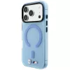 Capa BMW M IML Frosted com logótipo metálico e MagSafe para iPhone 18 Pro Max / 17 Pro Max - azul