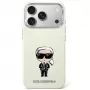 Capa MagSafe Karl Lagerfeld Smooth Ikonik Sketch para iPhone 18 Pro / 17 Pro bege