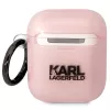 Capa Karl Lagerfeld Ikonik Choupette para AirPods 1/2 rosa