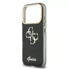Capa GUESS IML 4G Script Metal para iPhone 18 Pro / 17 Pro - preta