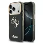 Capa GUESS IML 4G Script Metal para iPhone 18 Pro / 17 Pro - preta