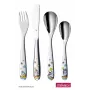 Conjunto de talheres infantis WMF Unicorn 4 peças prateado