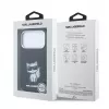 Capa MagSafe Karl Lagerfeld IML Choupette Body Sketch Print para iPhone 18 Pro / 17 Pro - preta