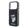 Capa MagSafe Karl Lagerfeld IML Choupette Body Sketch Print para iPhone 18 Pro / 17 Pro - preta