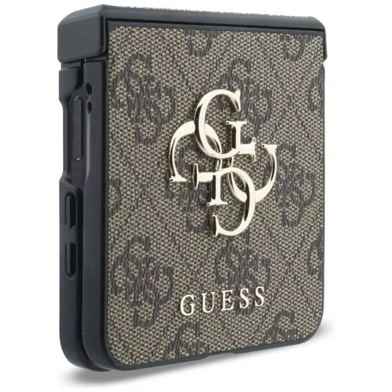 Capa rígida GUESS Big 4G Logo para Samsung Galaxy Z Flip4 - castanha