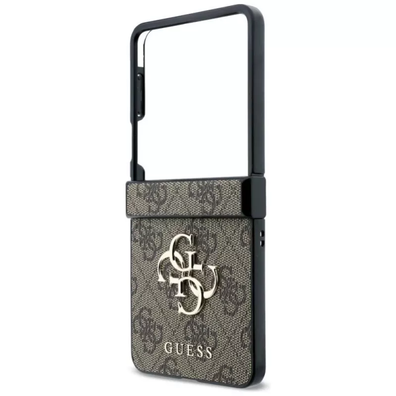 Capa rígida GUESS Big 4G Logo para Samsung Galaxy Z Flip4 - castanha
