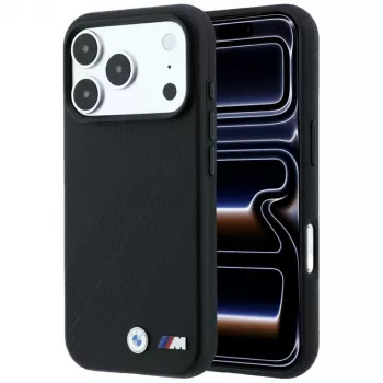 Capa MagSafe BMW M Tire Track Metal Logo para iPhone 18 Pro Max / 17 Pro Max - preta