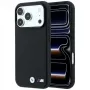 Capa MagSafe BMW M Tire Track Metal Logo para iPhone 18 Pro / 17 Pro - preta
