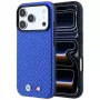 Capa MagSafe BMW M Carbon Printed Ring para iPhone 18 Pro Max / 17 Pro Max - azul