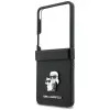 Capa Karl Lagerfeld Karl & Choupette Saffiano Pins para Samsung Galaxy Z Flip8 - preta