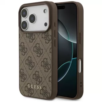 Capa GUESS 4G Classic para iPhone 18 Pro / 17 Pro - castanha