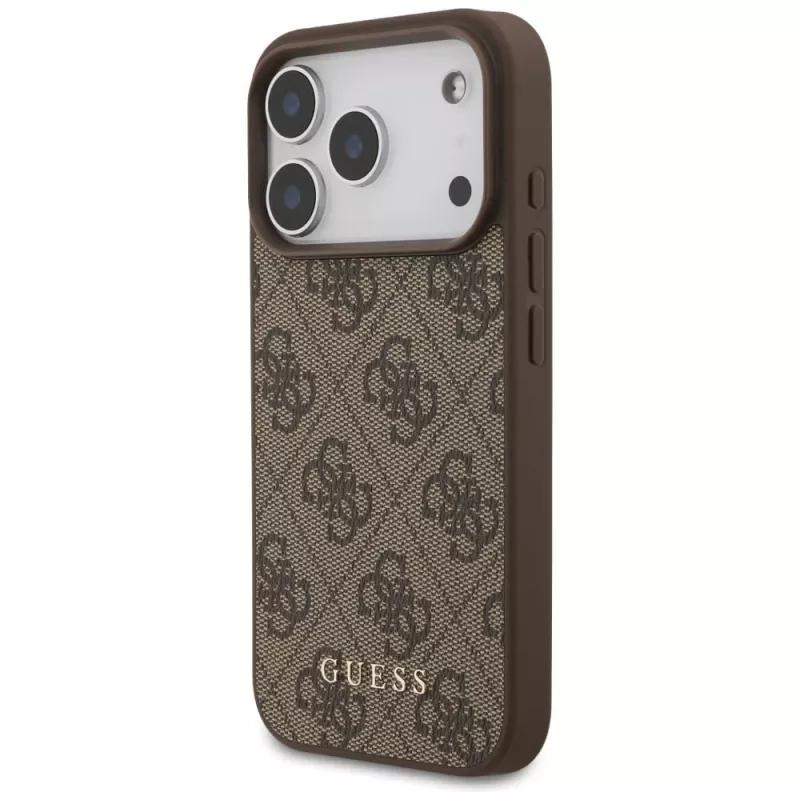 Capa GUESS 4G Classic para iPhone 18 Pro / 17 Pro - castanha