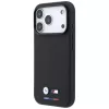 Capa MagSafe BMW M Quadrille Kevlar Tricolor & Metal Logo para iPhone 18 Pro / 17 Pro - preta
