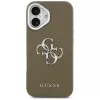 Capa Guess Grained Big 4G Classic Logo para Apple iPhone 17 - Castanho