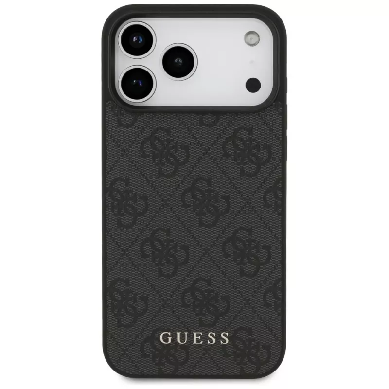 Capa de proteção GUESS 4G Classic para iPhone 18 Pro Max / 17 Pro Max - Preto