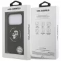 Capa MagSafe Karl Lagerfeld Silikon Karl & Choupette Ring para iPhone 17 Pro Max - Preto