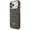 Capa MagSafe GUESS 4G Triangle Logo para iPhone 18 Pro Max / 17 Pro Max - Castanho