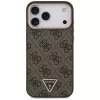 Capa MagSafe GUESS 4G Triangle Logo para iPhone 18 Pro Max / 17 Pro Max - Castanho