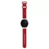 Pulseira universal de silicone Hello Kitty 22mm Cabeça da Kitty Vermelha