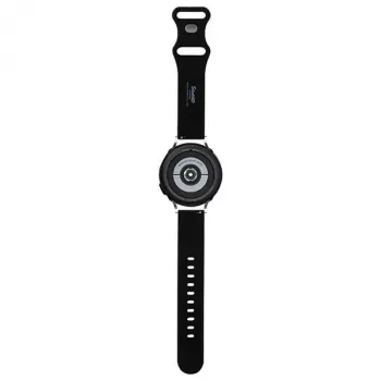 Pulseira universal de silicone Hello Kitty com design de cabeça da Kitty, Preto, 20mm