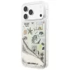 Capa Karl Lagerfeld Liquid Glitter Beach & Sand para iPhone 18 Pro Max / 17 Pro Max – Bege