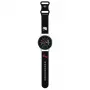 Pulseira de silicone Hello Kitty com cabeça da Kitty para smartwatches, 22 mm, Preto