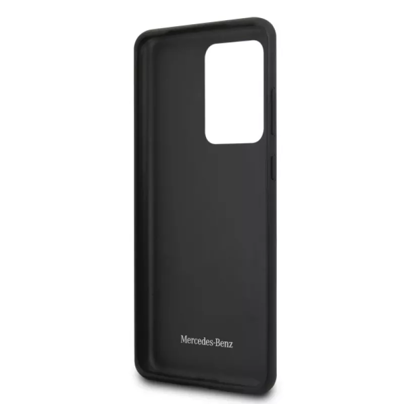 Capa rígida Mercedes-Benz Wood Line Nogueira para Samsung Galaxy S20 Ultra (G988) - Castanho