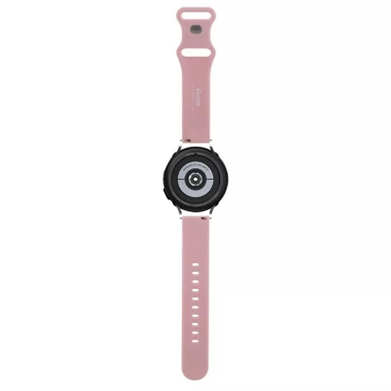 Hello Kitty Pulseira universal de silicone com motivo de cabeça da Kitty, rosa, 20 mm