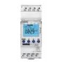 THEBEN TR612top3 Interruptor horário digital 2 canais com programa semanal para calha DIN com 10 anos de reserva de marcha