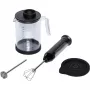 Graef MS 202 Espumador de leite por indução, 200 ml para espumar / 350 ml para aquecer, aço inoxidável, prateado