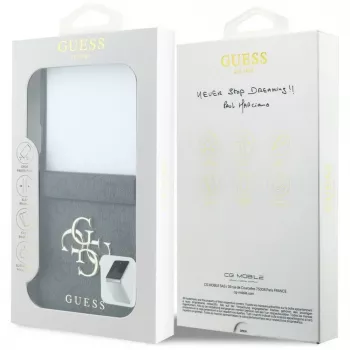 GUESS Capa Big 4G Logo para Samsung Galaxy Z Flip 5 - preta