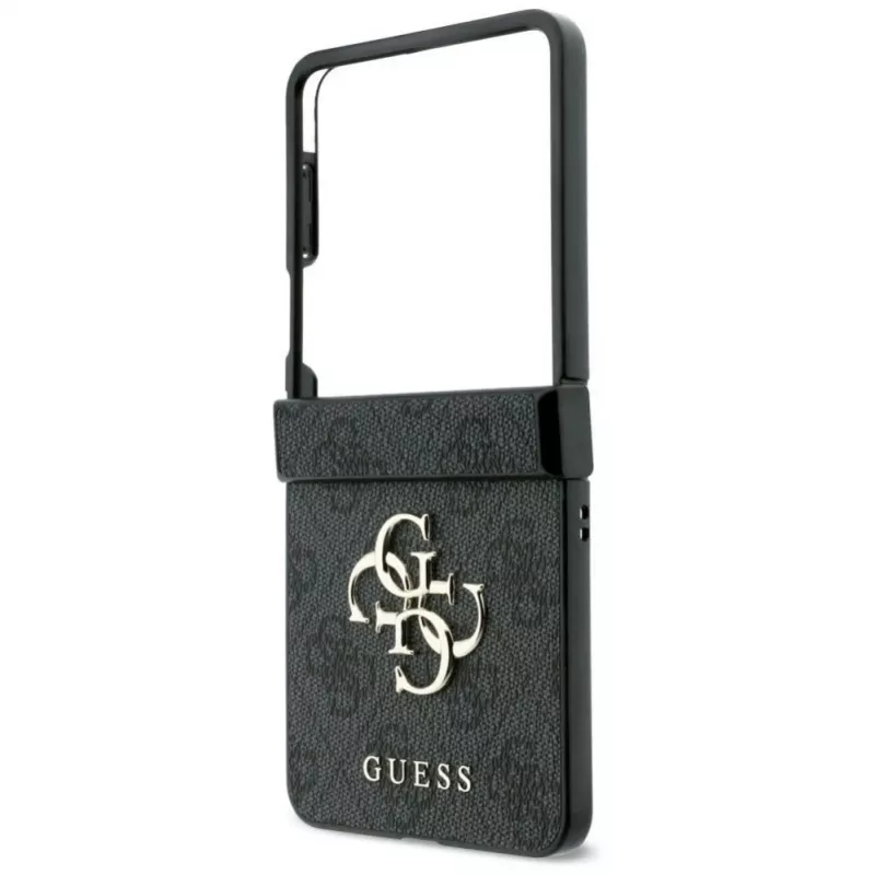 GUESS Capa Big 4G Logo para Samsung Galaxy Z Flip 5 - preta