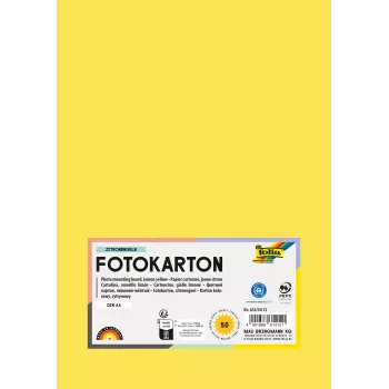 Folia 614/50 12 Cartão amarelo A4 300 g/m² 50 folhas