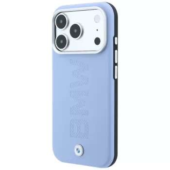 BMW Capa MagSafe Sign Centered Deboss para iPhone 18 Pro / 17 Pro - azul
