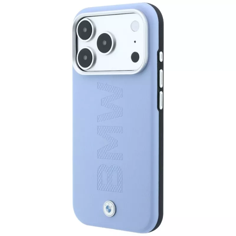 BMW Capa MagSafe Sign Centered Deboss para iPhone 18 Pro / 17 Pro - azul