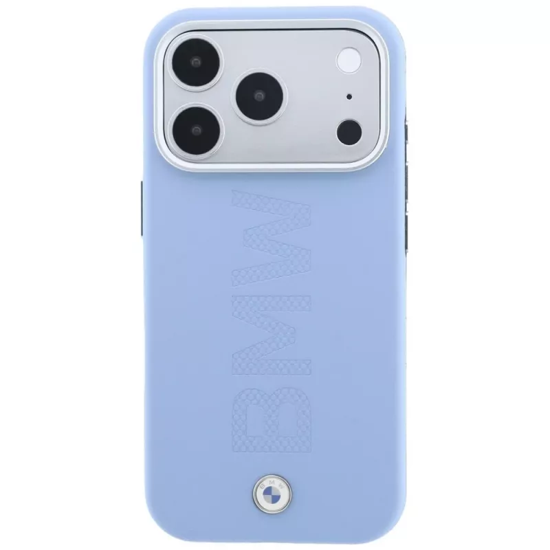 BMW Capa MagSafe Sign Centered Deboss para iPhone 18 Pro / 17 Pro - azul