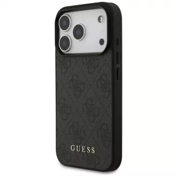 GUESS Capa de proteção traseira 4G Classic para Apple iPhone 18 Pro / 17 Pro - preta