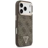 Capa MagSafe GUESS 4G Triangle Logo para iPhone 17 Pro / 18 Pro - Castanho