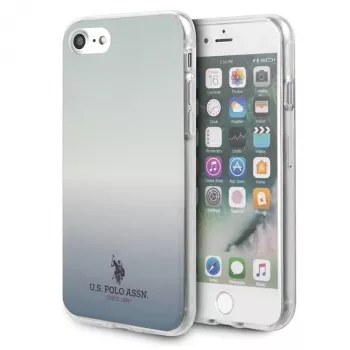 Capa rígida U.S. POLO ASSN. Gradient Pattern Collection para iPhone 7/8/SE (2020/2022) - Azul