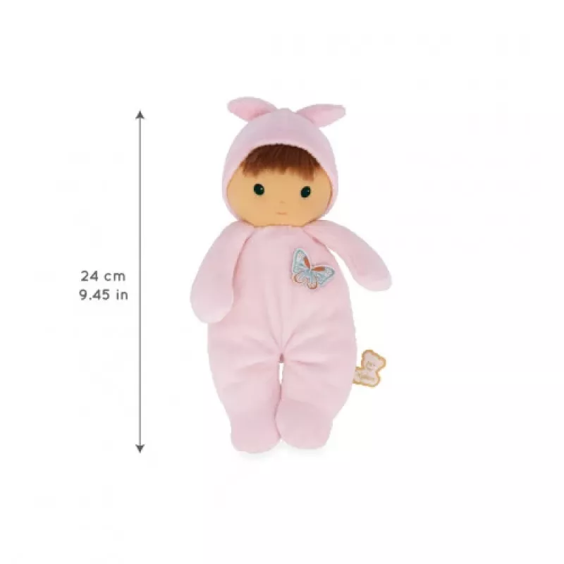 Peluche de pano Kaloo Camellia 24 cm em caixa de presente, coleção Tendresse